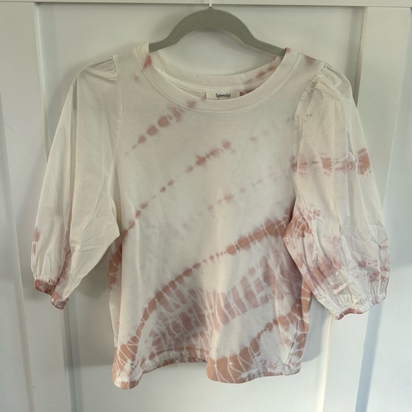Boho Tie-Dye Splendid Casual Sweater Blouse Size Small - Picture 1 of 5